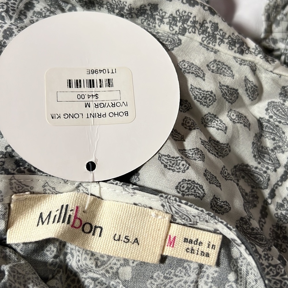 Millibon Melrose in the OC Boho Print Long Kimono, Lightweight size M + NWT - Picture 10 of 16